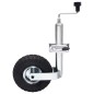 vidaXL Rueda de remolque 48 mm con 2 tubos de soporte y 3 abrazaderas