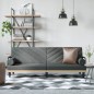 vidaXL Sofá cama con reposabrazos tela gris oscuro vidaXL Sofá cama con reposabrazos tela gris oscuro