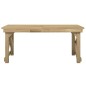 vidaXL Set de muebles de jardín 5 pzas madera maciza pino impregnada vidaXL Set de muebles de jardín 5 pzas madera maciza pino impregnada