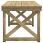 vidaXL Set de muebles de jardín 5 pzas madera maciza pino impregnada vidaXL Set de muebles de jardín 5 pzas madera maciza pino impregnada