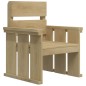 vidaXL Set de muebles de jardín 5 pzas madera maciza pino impregnada vidaXL Set de muebles de jardín 5 pzas madera maciza pino impregnada
