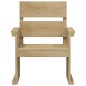 vidaXL Set de muebles de jardín 5 pzas madera maciza pino impregnada vidaXL Set de muebles de jardín 5 pzas madera maciza pino impregnada