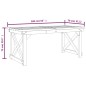 vidaXL Set de muebles de jardín 5 pzas madera maciza pino impregnada vidaXL Set de muebles de jardín 5 pzas madera maciza pino impregnada