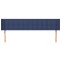 vidaXL Cabecero de tela azul 163x16x78/88 cm vidaXL Cabecero de tela azul 163x16x78/88 cm