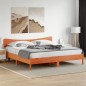 vidaXL Cabecero de cama madera maciza de pino marrón cera 180 cm vidaXL Cabecero de cama madera maciza de pino marrón cera 180 cm
