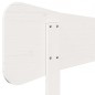 vidaXL Cabecero de cama madera maciza de pino blanco 90 cm vidaXL Cabecero de cama madera maciza de pino blanco 90 cm