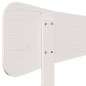 vidaXL Cabecero de cama madera maciza de pino blanco 135 cm vidaXL Cabecero de cama madera maciza de pino blanco 135 cm