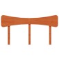 vidaXL Cabecero de cama madera maciza de pino marrón cera 140 cm vidaXL Cabecero de cama madera maciza de pino marrón cera 140 cm