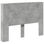 vidaXL Cabecero de cama con luz LED gris hormigón 140x16,5x103,5 cm vidaXL Cabecero de cama con luz LED gris hormigón 140x16,5x103,5 cm