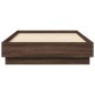 vidaXL Estructura de cama madera de ingeniería marrón roble 90x190 cm vidaXL Estructura de cama madera de ingeniería marrón roble 90x190 cm