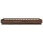 vidaXL Estructura de cama madera de ingeniería marrón roble 90x190 cm vidaXL Estructura de cama madera de ingeniería marrón roble 90x190 cm