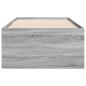 vidaXL Tumbona con cajones madera ingeniería gris Sonoma 75x190 cm vidaXL Tumbona con cajones madera ingeniería gris Sonoma 75x190 cm