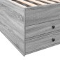 vidaXL Tumbona con cajones madera ingeniería gris Sonoma 75x190 cm vidaXL Tumbona con cajones madera ingeniería gris Sonoma 75x190 cm