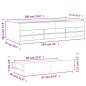 vidaXL Tumbona con cajones madera ingeniería gris Sonoma 75x190 cm vidaXL Tumbona con cajones madera ingeniería gris Sonoma 75x190 cm