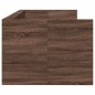 vidaXL Tumbona con cajones madera ingeniería roble marrón 75x190 cm vidaXL Tumbona con cajones madera ingeniería roble marrón 75x190 cm