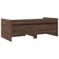 vidaXL Tumbona con cajones madera ingeniería roble marrón 75x190 cm vidaXL Tumbona con cajones madera ingeniería roble marrón 75x190 cm