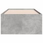 vidaXL Tumbona con cajones madera ingeniería gris hormigón 75x190 cm vidaXL Tumbona con cajones madera ingeniería gris hormigón 75x190 cm