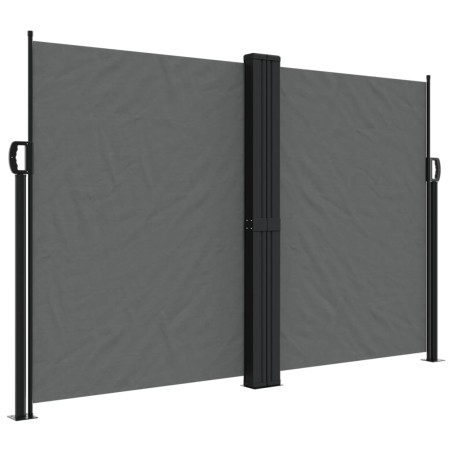 vidaXL Toldo lateral retráctil gris antracita 160x1000 cm