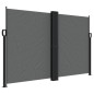 vidaXL Toldo lateral retráctil gris antracita 160x1000 cm