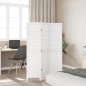 vidaXL Biombo separador de 3 paneles madera maciza Paulownia blanco vidaXL Biombo separador de 3 paneles madera maciza Paulownia blanco