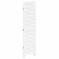 vidaXL Biombo separador de 3 paneles madera maciza Paulownia blanco vidaXL Biombo separador de 3 paneles madera maciza Paulownia blanco