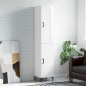 vidaXL Aparador alto madera contrachapada blanco brillo 34,5x34x180 cm vidaXL Aparador alto madera contrachapada blanco brillo 34,5x34x180 cm