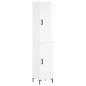 vidaXL Aparador alto madera contrachapada blanco brillo 34,5x34x180 cm vidaXL Aparador alto madera contrachapada blanco brillo 34,5x34x180 cm