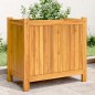 vidaXL Jardinera con forro madera maciza de acacia 54x31x50 cm vidaXL Jardinera con forro madera maciza de acacia 54x31x50 cm