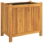 vidaXL Jardinera con forro madera maciza de acacia 54x31x50 cm vidaXL Jardinera con forro madera maciza de acacia 54x31x50 cm