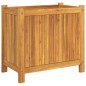 vidaXL Jardinera con forro madera maciza de acacia 54x31x50 cm vidaXL Jardinera con forro madera maciza de acacia 54x31x50 cm
