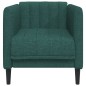 vidaXL Sillón de tela verde oscuro vidaXL Sillón de tela verde oscuro