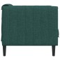 vidaXL Sillón de tela verde oscuro vidaXL Sillón de tela verde oscuro
