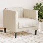 vidaXL Sillón de tela color crema vidaXL Sillón de tela color crema