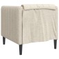 vidaXL Sillón de tela color crema vidaXL Sillón de tela color crema
