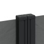 vidaXL Toldo lateral retráctil gris antracita 120x600 cm vidaXL Toldo lateral retráctil gris antracita 120x600 cm