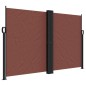 vidaXL Toldo lateral retráctil marrón 160x600 cm vidaXL Toldo lateral retráctil marrón 160x600 cm