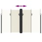 vidaXL Toldo lateral retráctil crema 200x600 cm vidaXL Toldo lateral retráctil crema 200x600 cm
