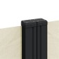vidaXL Toldo lateral retráctil crema 200x600 cm vidaXL Toldo lateral retráctil crema 200x600 cm