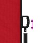 vidaXL Toldo lateral retráctil rojo 200x600 cm vidaXL Toldo lateral retráctil rojo 200x600 cm