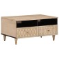 vidaXL Mesa de centro de madera maciza mango 80x54x40 cm vidaXL Mesa de centro de madera maciza mango 80x54x40 cm