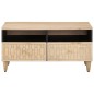 vidaXL Mesa de centro de madera maciza mango 80x54x40 cm vidaXL Mesa de centro de madera maciza mango 80x54x40 cm