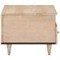 vidaXL Mesa de centro de madera maciza mango 80x54x40 cm vidaXL Mesa de centro de madera maciza mango 80x54x40 cm