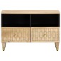 vidaXL Mueble de TV madera maciza de mango 70x33x46 cm