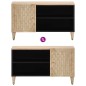 vidaXL Mueble de TV madera maciza de mango 80x31x46 cm vidaXL Mueble de TV madera maciza de mango 80x31x46 cm