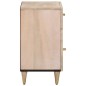 vidaXL Mesita de noche madera maciza de mango 50x33x60 cm vidaXL Mesita de noche madera maciza de mango 50x33x60 cm