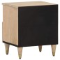 vidaXL Mesita de noche de madera maciza de mango 40x33x46 cm