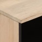 vidaXL Mesita de noche de madera maciza de mango 40x33x46 cm