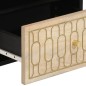 vidaXL Mesita de noche de madera maciza de mango 40x33x46 cm