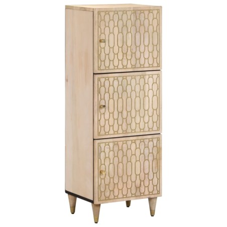 vidaXL Aparador alto madera maciza de mango 40x33x110 cm