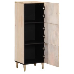 vidaXL Aparador alto madera maciza de mango 40x33x110 cm